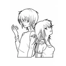 Coloriage gratuit Mangas (Animé et Manga) #42581 à colorier aux crayons