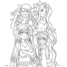 Coloriage Mangas (Animé et Manga) #42724 à imprimer et colorier