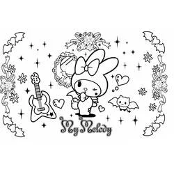 My Melody - Coloriages gratuits à imprimer