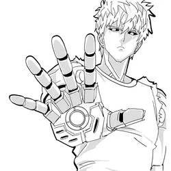 One Punch Man - Coloriages gratuits à imprimer