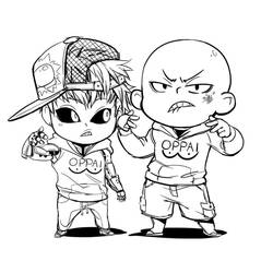 One Punch Man - Coloriages gratuits à imprimer