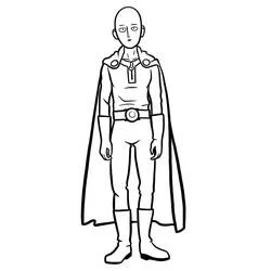 One Punch Man - Coloriages gratuits à imprimer