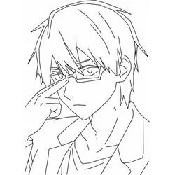Illustration au trait Oshi no Ko (Animé et Manga) #217548 prête à colorier