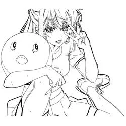 Illustration au trait Oshi no Ko (Animé et Manga) #217549 prête à colorier