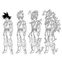 Joli coloriage Sangoku (Animé et Manga) #201378, prêt à imprimer