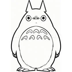 Coloriage Totoro #180126 à imprimer et colorier Coloriage Totoro #180126 à imprimer et colorier