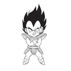 Coloriage Vegeta #182908 à imprimer et colorier
