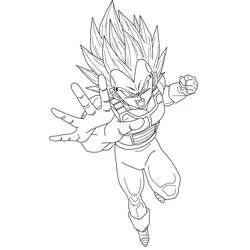 Coloriage Vegeta #182910 à imprimer et colorier