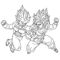 Coloriage Vegeta #182913 à imprimer et colorier