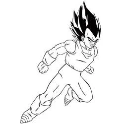 Coloriage Vegeta #182920 à imprimer et colorier