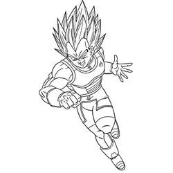 Coloriage Vegeta #182923 à imprimer et colorier