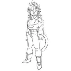 Coloriage Vegeta #182924 à imprimer et colorier