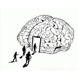 Coloriage Cerveau Humain #185389 à imprimer et colorier