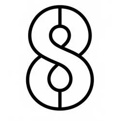 Chiffre 8 - Coloriages gratuits à imprimer
