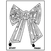 Coloriage Labyrinthe en forme de noeud