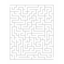 Coloriage Labyrinthe géométrique classique