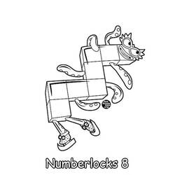 Coloriage Numberblocks #186683 à imprimer et colorier