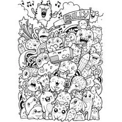 Doodle Art - Coloriages gratuits à imprimer