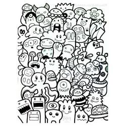 Coloriage Doodle Art #190887 à imprimer et colorier Coloriage Doodle Art #190887 à imprimer et colorier