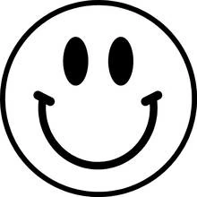 Coloriage Emoji souriant