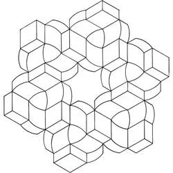 Illusion d’optique - Coloriages gratuits à imprimer