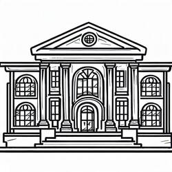 Coloriage Bibliothèque #191368 à imprimer et colorier