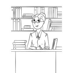 Coloriage Bibliothèque #191378 à imprimer et colorier