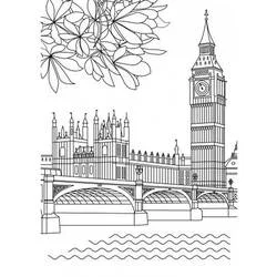 Coloriage Big Ben #184898 à imprimer et colorier