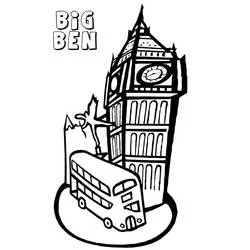 Coloriage Big Ben #184901 à imprimer et colorier