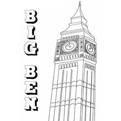 Coloriage Big Ben #184906 à imprimer et colorier