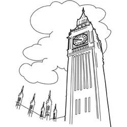 Coloriage Big Ben #184907 à imprimer et colorier