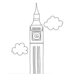 Coloriage Big Ben #184908 à imprimer et colorier