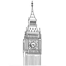 Coloriage Big Ben #184909 à imprimer et colorier