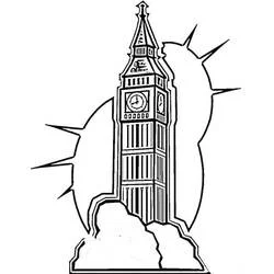 Coloriage Big Ben #184913 à imprimer et colorier