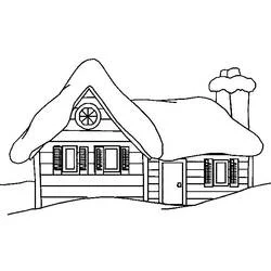 Coloriage Chalet #169886 à imprimer et colorier