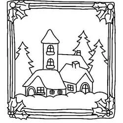 Coloriage Chalet #169891 à imprimer et colorier