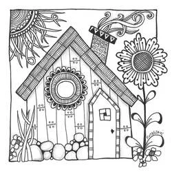 Coloriage Chalet #169924 à imprimer et colorier