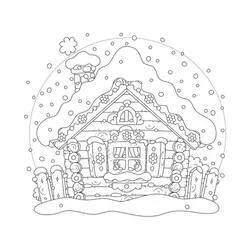 Coloriage Chalet #169934 à imprimer et colorier