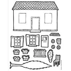 Coloriage Chalet #169951 à imprimer et colorier