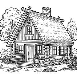 Coloriage Chalet #212642 à imprimer et colorier