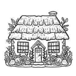 Coloriage Chalet #212644 à imprimer et colorier