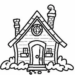 Coloriage Chalet #212651 à imprimer et colorier