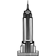 Coloriage Gratte-ciel Empire State Building