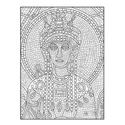Coloriage Mosaïque #203637 à imprimer et colorier