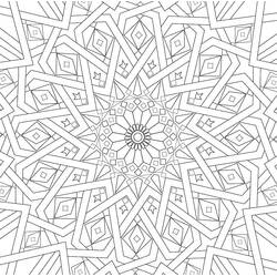 Coloriage Mosaïque #203642 à imprimer et colorier