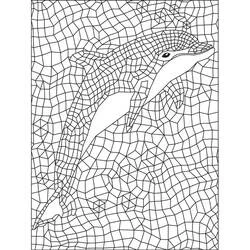 Coloriage Mosaïque #203655 à imprimer et colorier