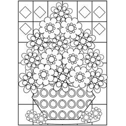 Coloriage Mosaïque #203656 à imprimer et colorier