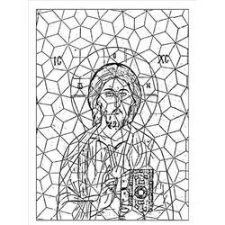Coloriage Mosaïque #203658 à imprimer et colorier
