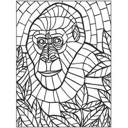 Coloriage Mosaïque #203662 à imprimer et colorier