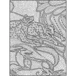 Coloriage Mosaïque #203668 à imprimer et colorier